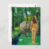 Klassiek Briefkaart voor schilderen (Voorkant / Achterkant)