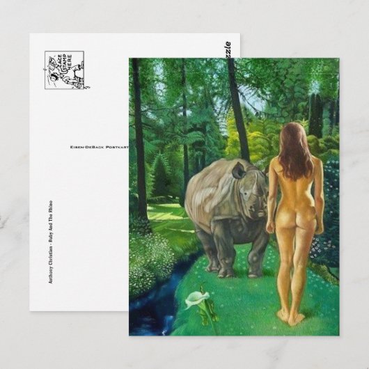 Klassiek Briefkaart voor schilderen (Voorkant / Achterkant)