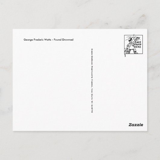 Klassiek Briefkaart voor schilderen (Achterkant)