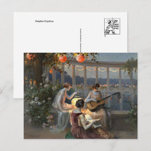 Klassiek Briefkaart voor schilderen (Voorkant / Achterkant)