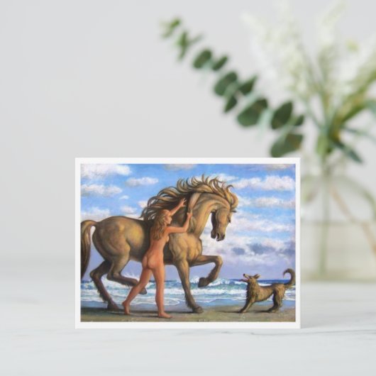 Klassiek Briefkaart voor schilderen (Staand voorkant)