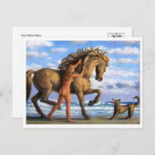 Klassiek Briefkaart voor schilderen (Voorkant / Achterkant)