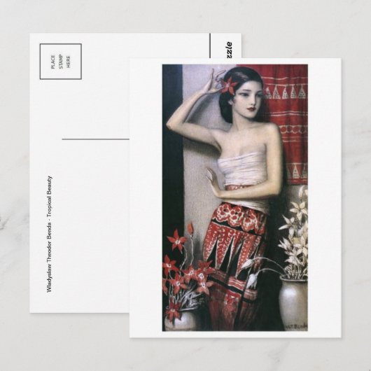 Klassiek Briefkaart voor schilderen (Voorkant / Achterkant)