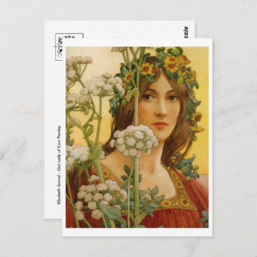 Klassiek Briefkaart voor schilderen (Voorkant / Achterkant)