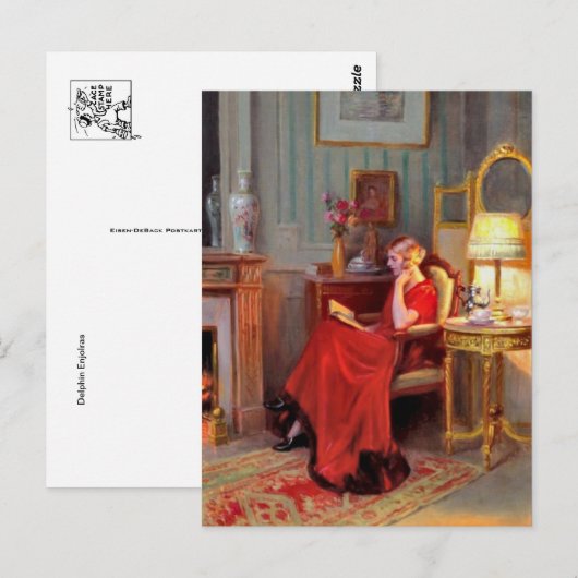 Klassiek Briefkaart voor schilderen (Voorkant / Achterkant)