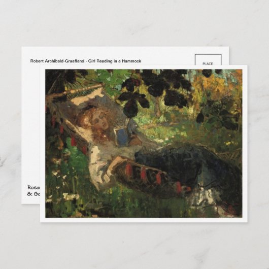 Klassiek Briefkaart voor schilderen (Voorkant / Achterkant)