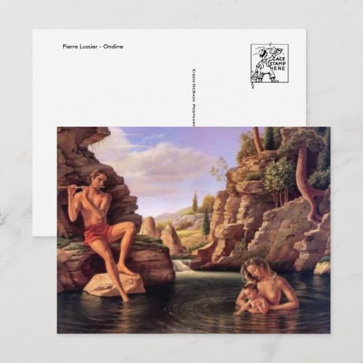 Klassiek Briefkaart voor schilderen (Voorkant / Achterkant)