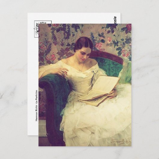 Klassiek Briefkaart voor schilderen (Voorkant / Achterkant)