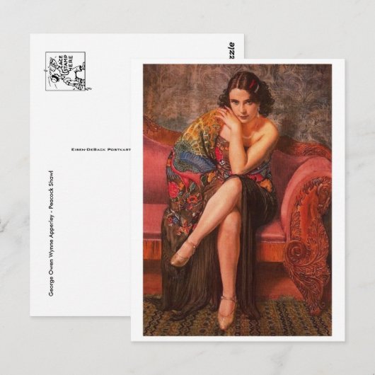 Klassiek Briefkaart voor schilderen (Voorkant / Achterkant)