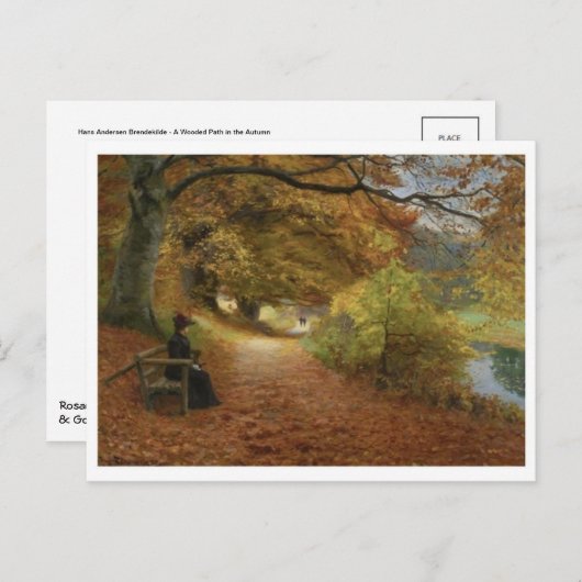 Klassiek Briefkaart voor schilderen (Voorkant / Achterkant)