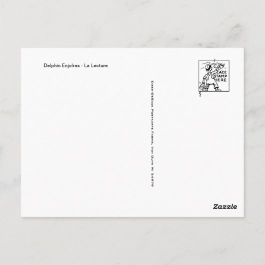 Klassiek Briefkaart voor schilderen (Achterkant)