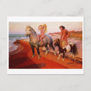 Klassiek Briefkaart voor schilderen