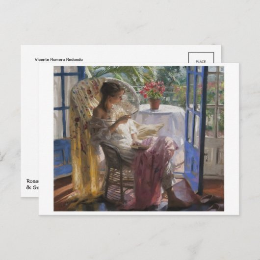 Klassiek Briefkaart voor schilderen (Voorkant / Achterkant)