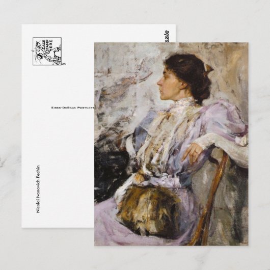 Klassiek Briefkaart voor schilderen (Voorkant / Achterkant)