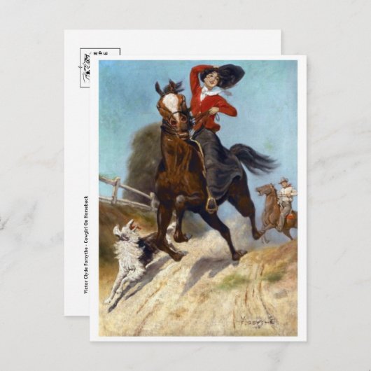 Klassiek Briefkaart voor schilderen (Voorkant / Achterkant)