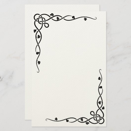 klassiek Briefpapier (Voorkant / Achterkant)