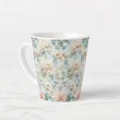 Klassiek Brits botanisch bloemmotief Latte Mok (Linkerhoek)