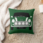 Klassiek Brits Racing Green Austin Mini Cooper Kussen (Deken)