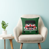 Klassiek Brits Racing Green Austin Mini Cooper Kussen (Stoel)