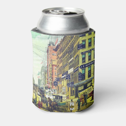 Klassiek Broadway, NYC (1880s) Blikjeskoeler (Blikje Achterkant)