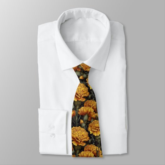 Klassiek bruidsjonker geschenk anjer bloem stropdas (Gebonden)