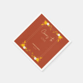 Klassiek bruiloft thema servet (Hoek)