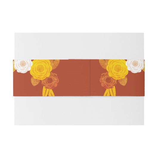 Klassiek bruiloft thema uitnodigingen wikkel (Achterkant Voorbeeld)