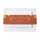 Klassiek bruiloft thema uitnodigingen wikkel (Voorkant Voorbeeld)