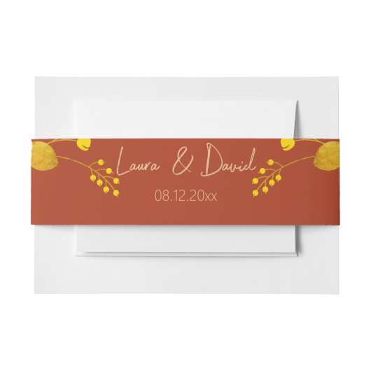 Klassiek bruiloft thema uitnodigingen wikkel (Voorkant Voorbeeld)