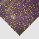 Klassiek bruin gedecoreerd patroon geometrische te tissuepapier (Detail)