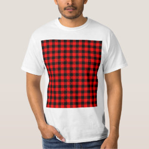 Klassiek Buffalo geruit shirt in kerst-rood!