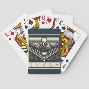 Klassiek/ buiten/wildernis pokerkaarten
