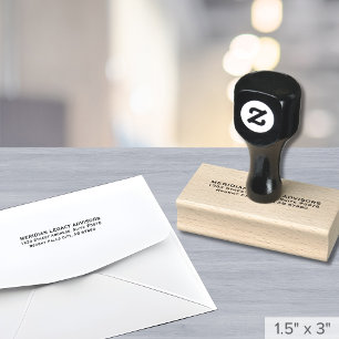 Klassiek Business Return-adres Rubberstempel