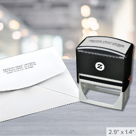 Klassiek Business Return-adres Zelfinktende Stempel
