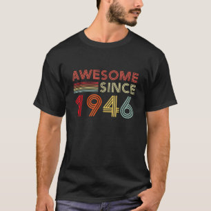 Klassiek Cadeau Geboren in 1946 80 Jaar oud Gemaak T-shirt