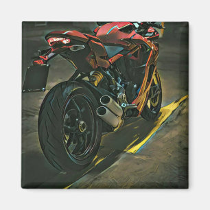 klassiek cadeau voor motorfietsen magneet