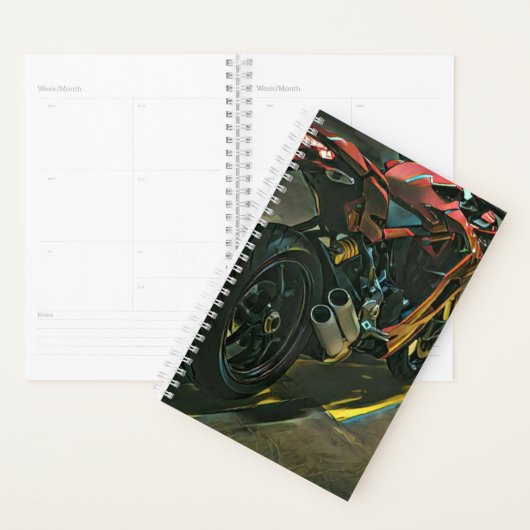klassiek cadeau voor motorfietsen planner (Display)