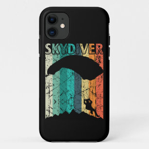 Klassiek Cadeau Voor Schermjumpers Retro Parachute Case-Mate iPhone Case