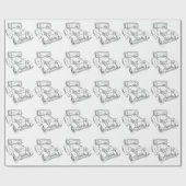 Klassiek cadeaupapier voor cadeautjes (Vlak)