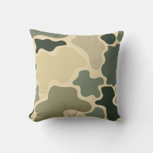 Klassiek camouflage-patroon kussen