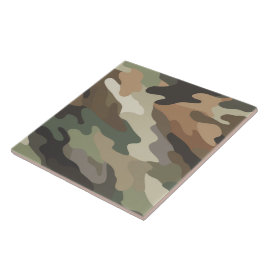 Klassiek camouflagepatroon decoratieve keramische tegeltje