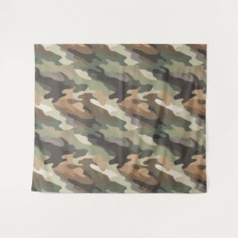 Klassiek camouflagepatroon decoratieve wand wandkleed