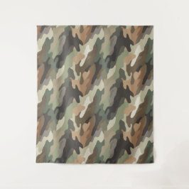 Klassiek camouflagepatroon decoratieve wand wandkleed