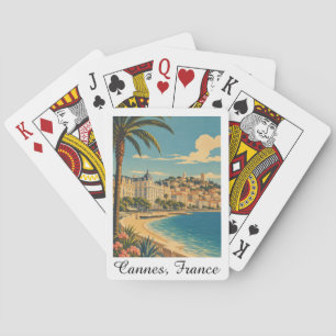 Klassiek Cannes Frankrijk Franse Riviera Pokerkaarten