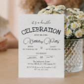 Klassiek Canva Dubbel Verjaardagsfeest Kaart