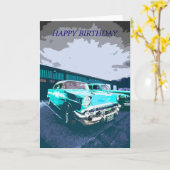 Klassiek carter Birthday Wenskaart Kaart (Gele Bloem)