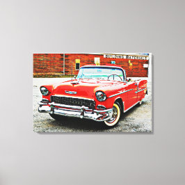 Klassiek carter Red Bel Poster Style Canvas