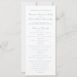 Klassiek Ceremonieprogramma  Kaart