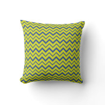Klassiek Chartreuse blauw Chevron patroon