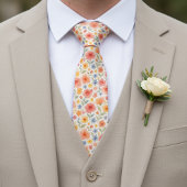 Klassiek chic bloemmotief stropdas